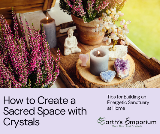 Creating a Sacred Space with Crystals • Tips for Building an Energetic Sanctuary at Home