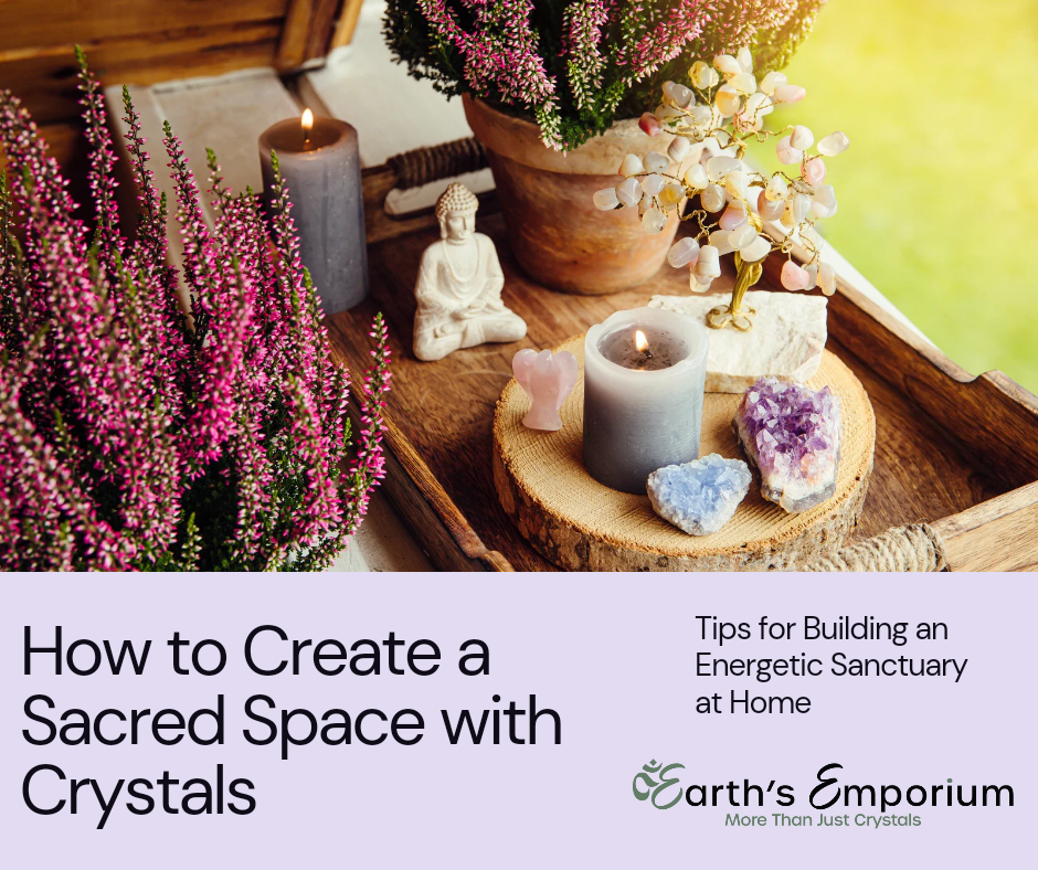 Creating a Sacred Space with Crystals • Tips for Building an Energetic Sanctuary at Home