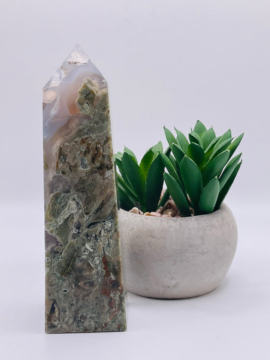 moss agate Tower 