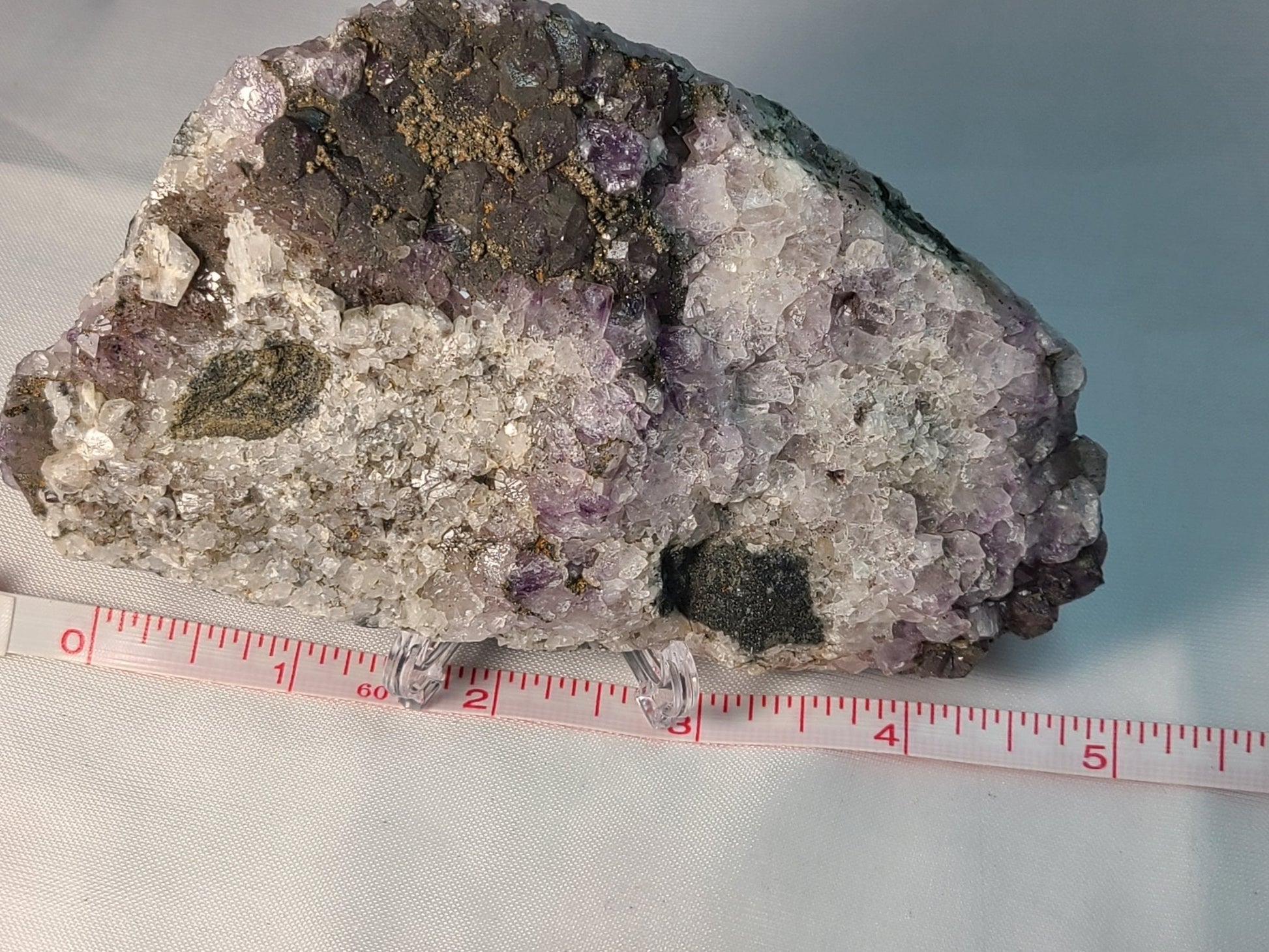 Auralite 23 & Chalcopyrite Specimen - Earth's Emporium