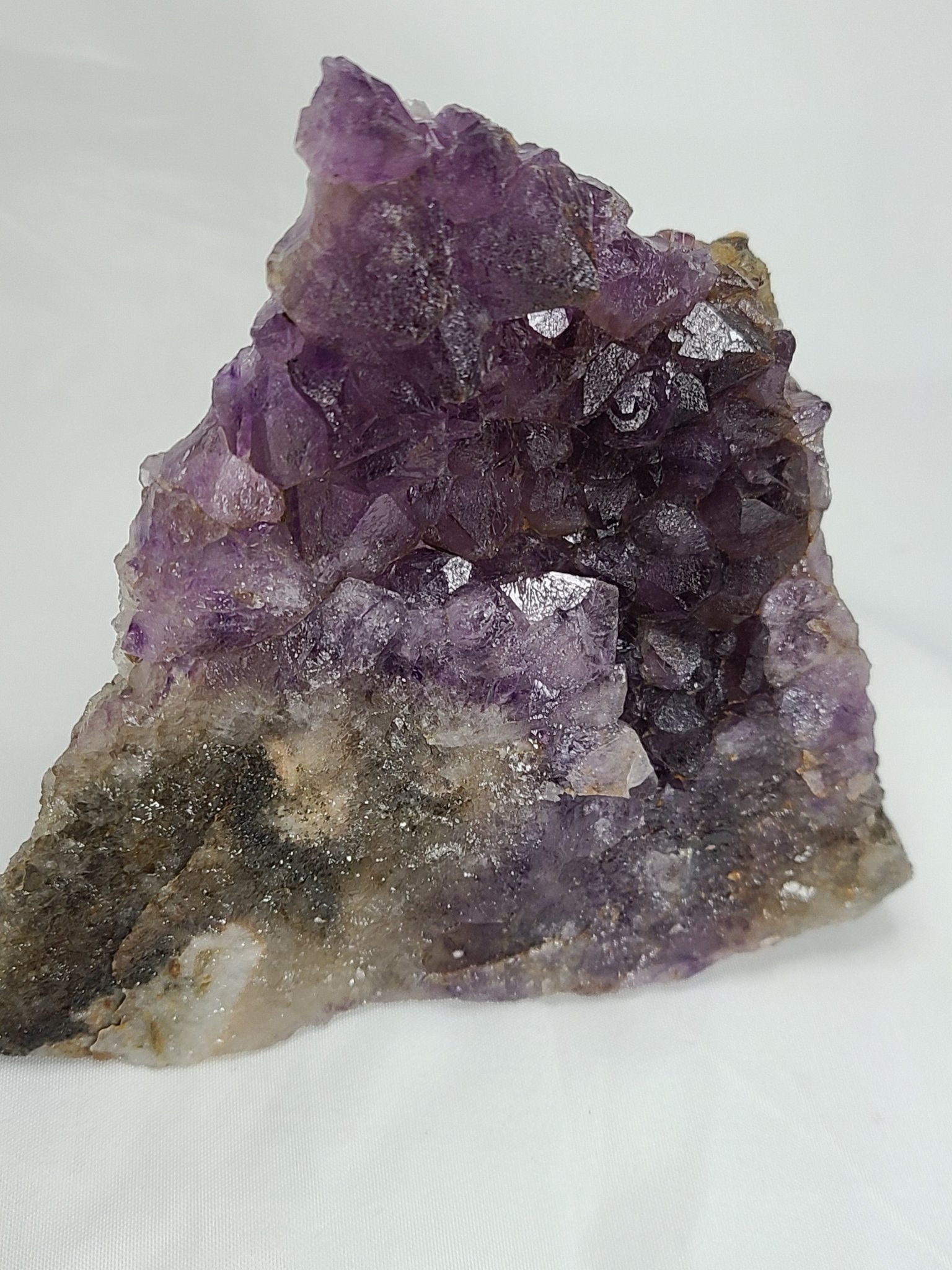 Deep Purple Amethyst with Agate - Earth's Emporium