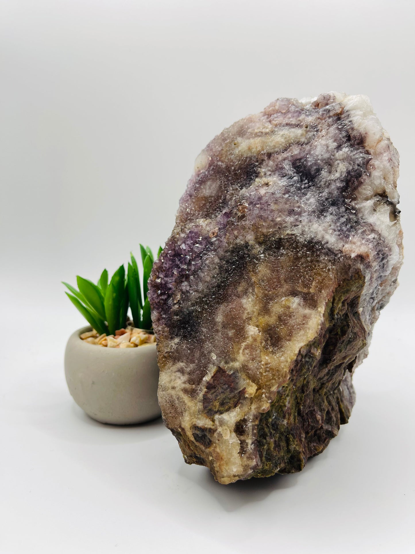 RARE! WHITE Thunder Bay Amethyst Specimen