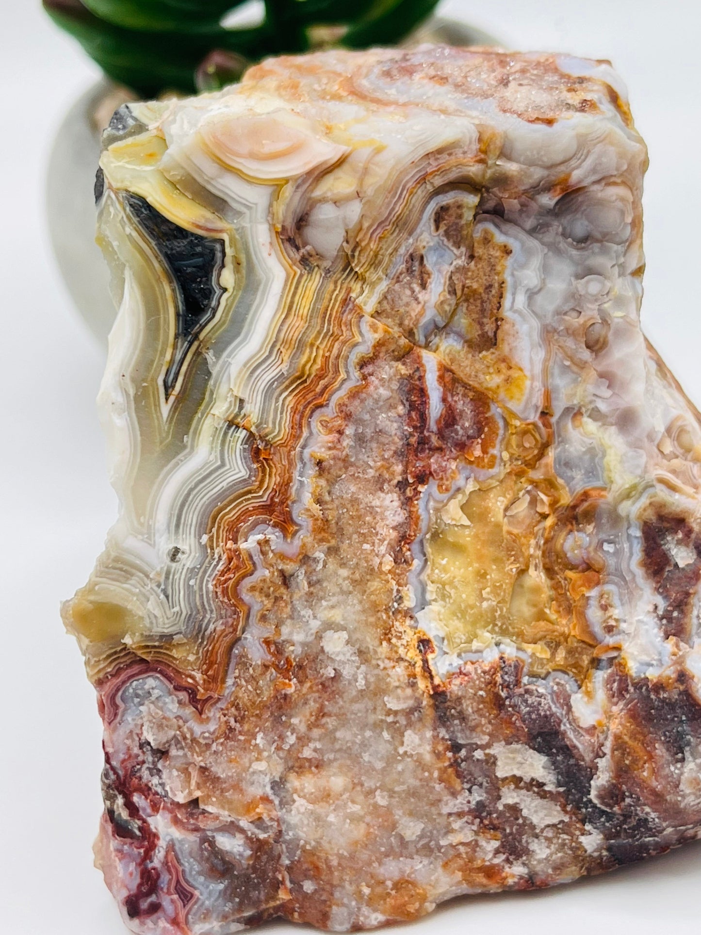 Raw Rincon Lace Agate