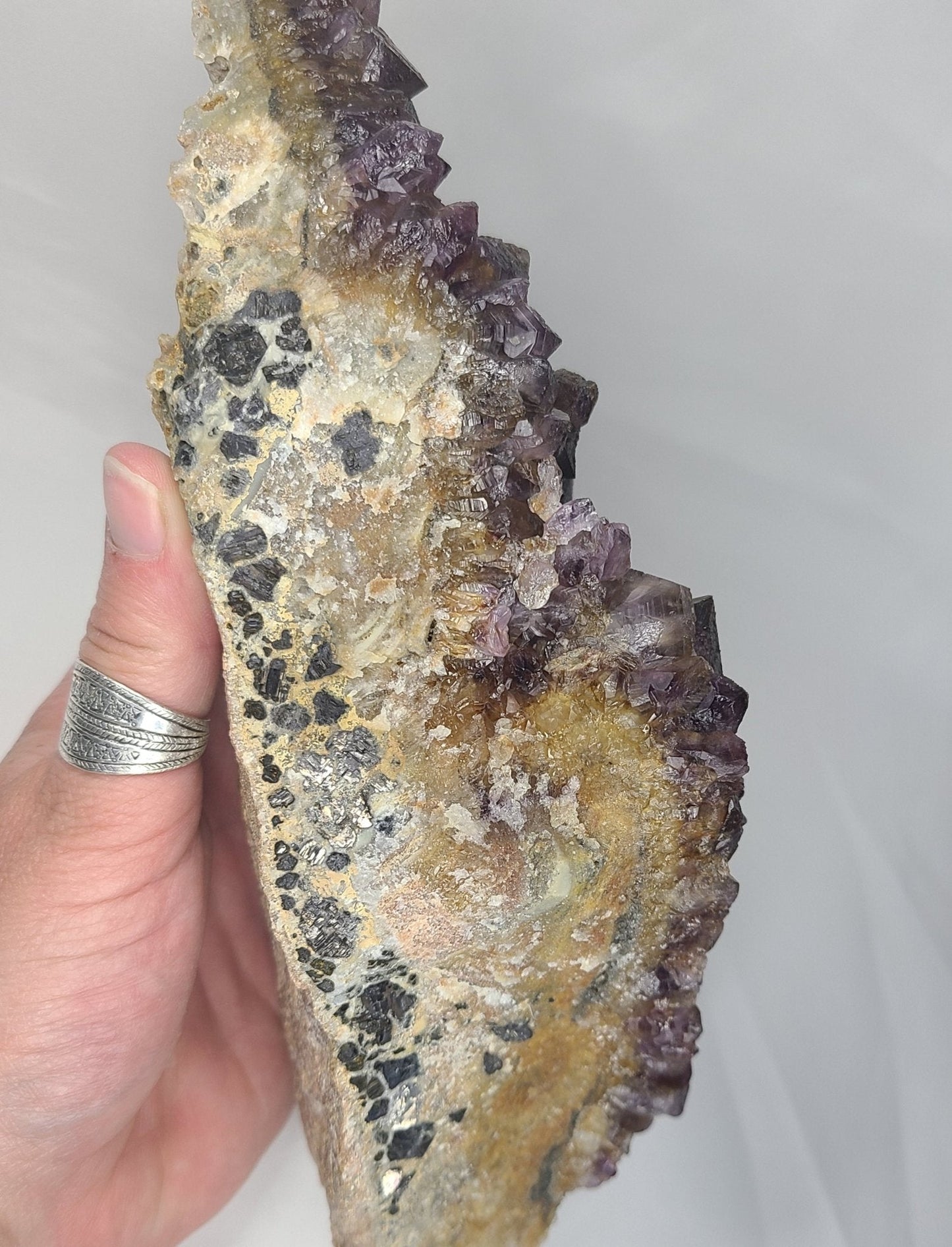 Large Auralite (Red Tip Amethyst & Galena) - Earth's Emporium