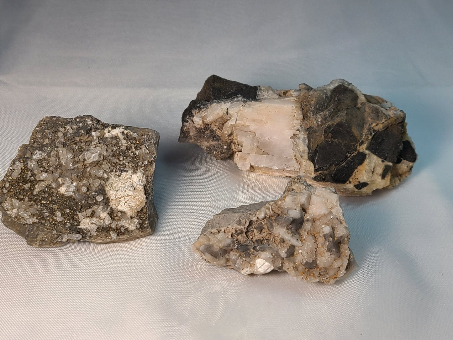 Lot of 3 Calcite Clusters - Earth's Emporium