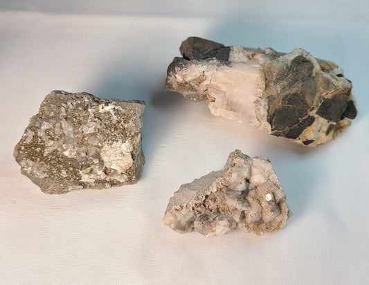 Lot of 3 Calcite Clusters - Earth's Emporium