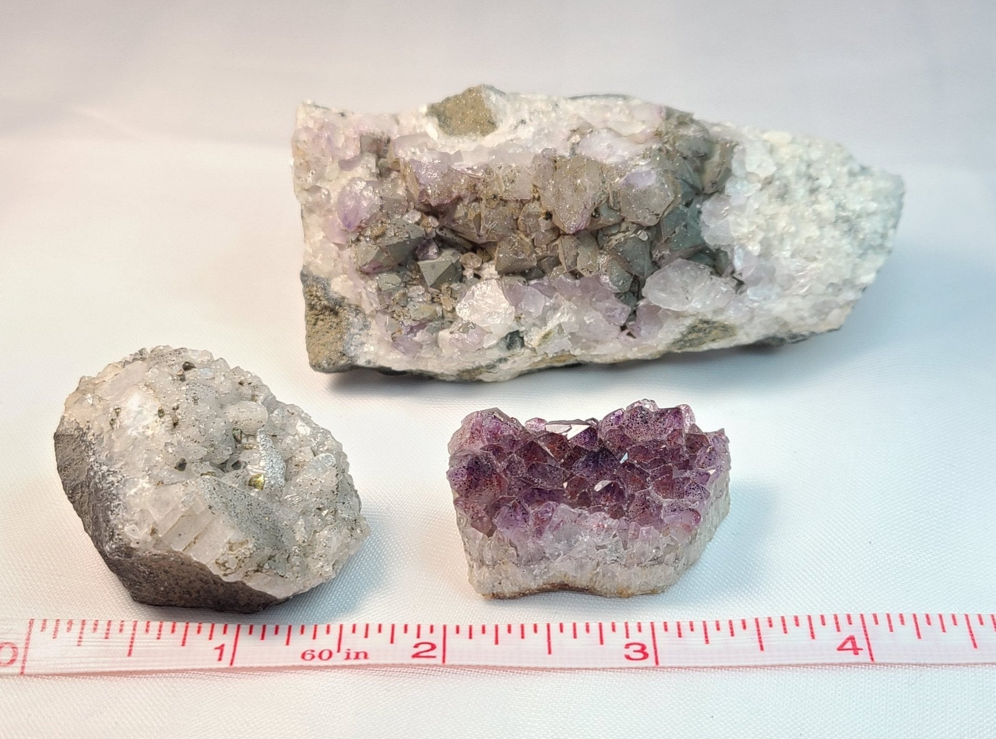 Lot of 3 Crystal Clusters - Earth's Emporium