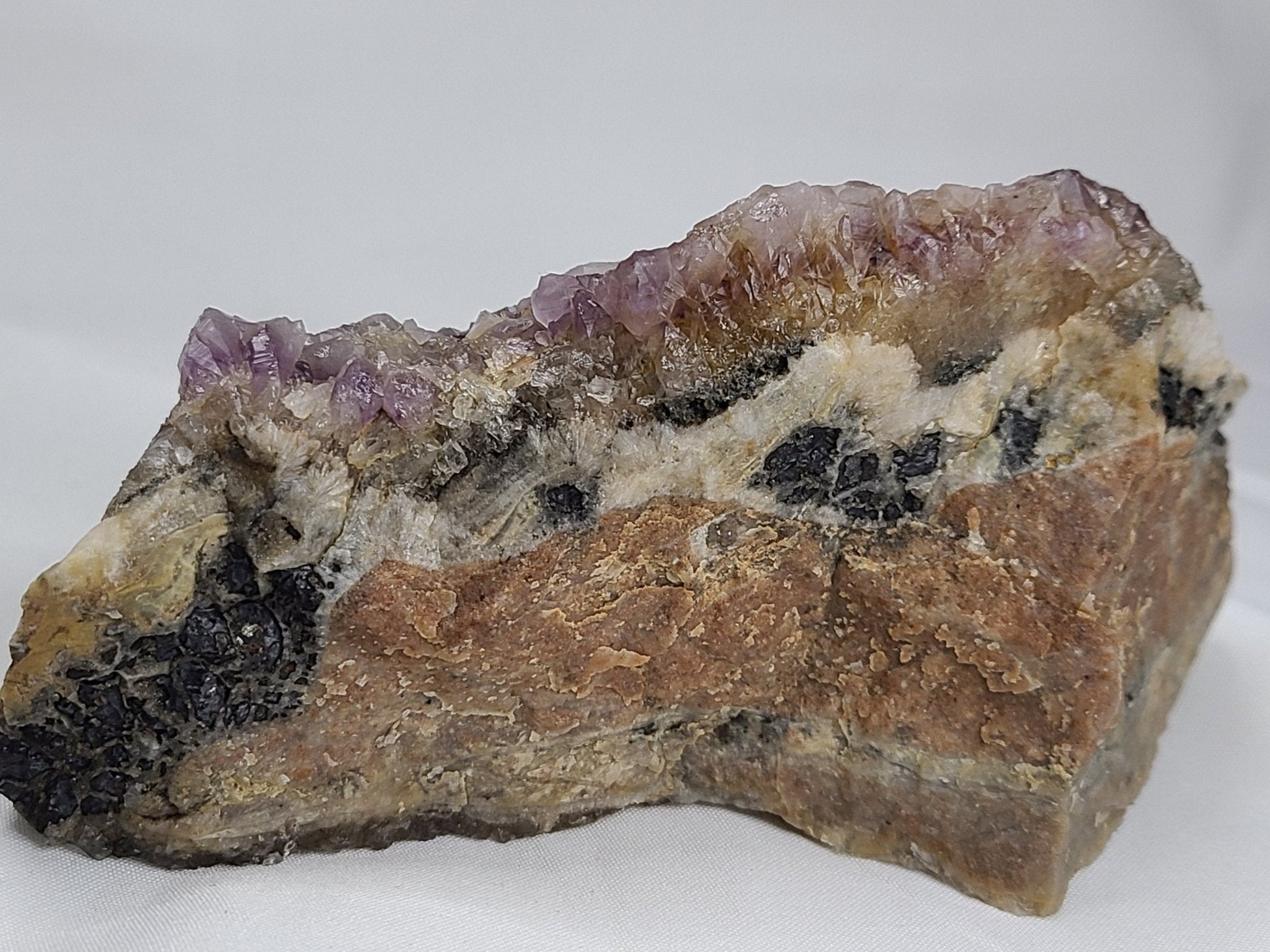 RARE! Baryte, Ametrine, Auralite 23, Galena & Druzy Quartz - Earth's Emporium