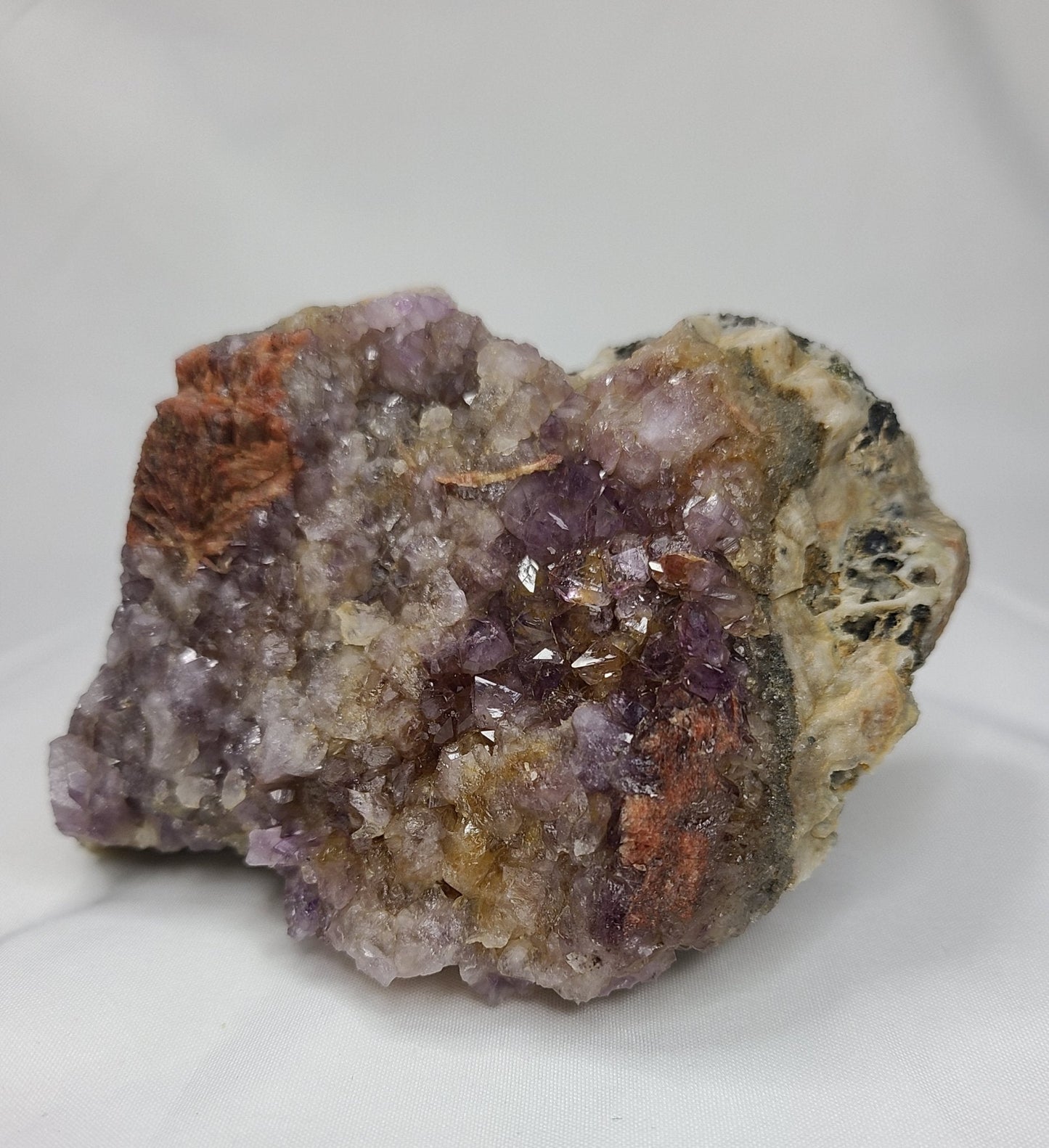 RARE! Baryte, Ametrine, Auralite 23, Galena & Druzy Quartz - Earth's Emporium