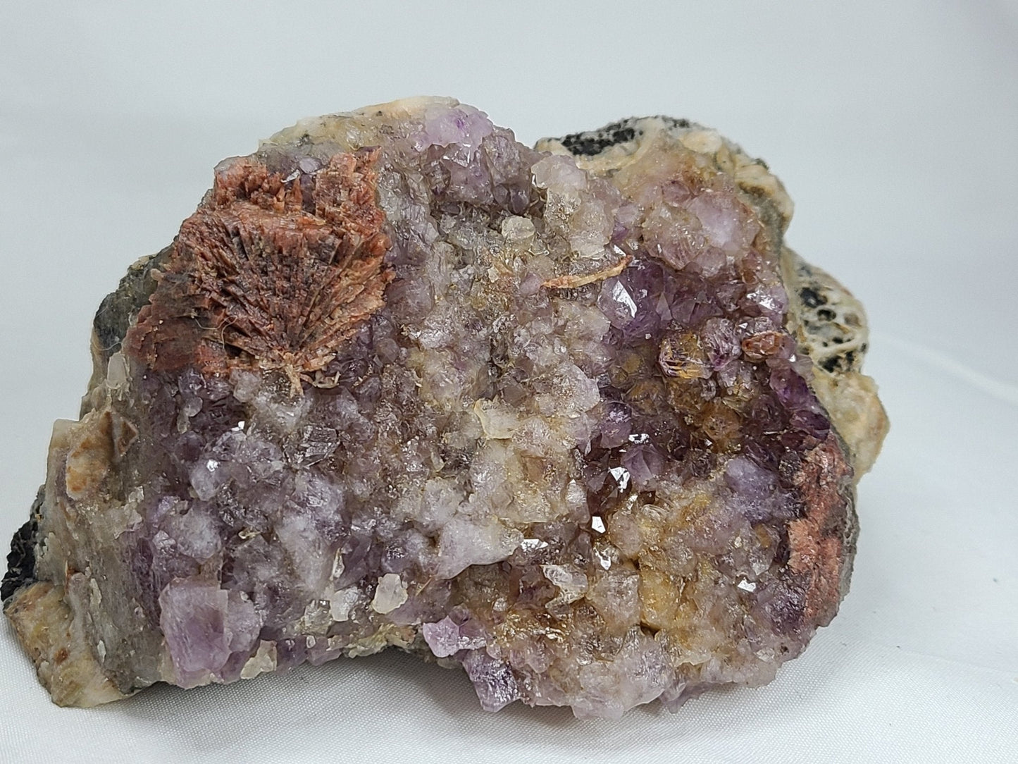 RARE! Baryte, Ametrine, Auralite 23, Galena & Druzy Quartz - Earth's Emporium