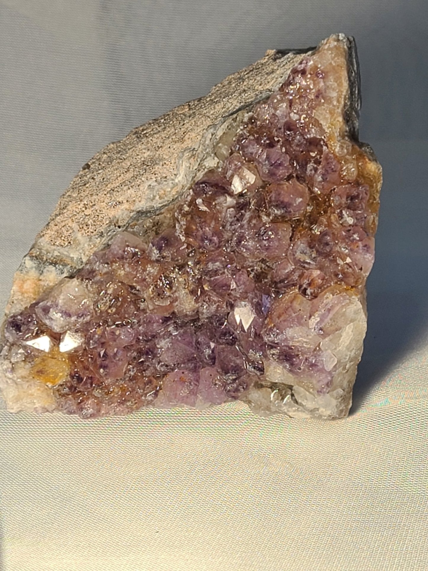 Raw Ametrine Auralite 23 Cluster - Earth's Emporium