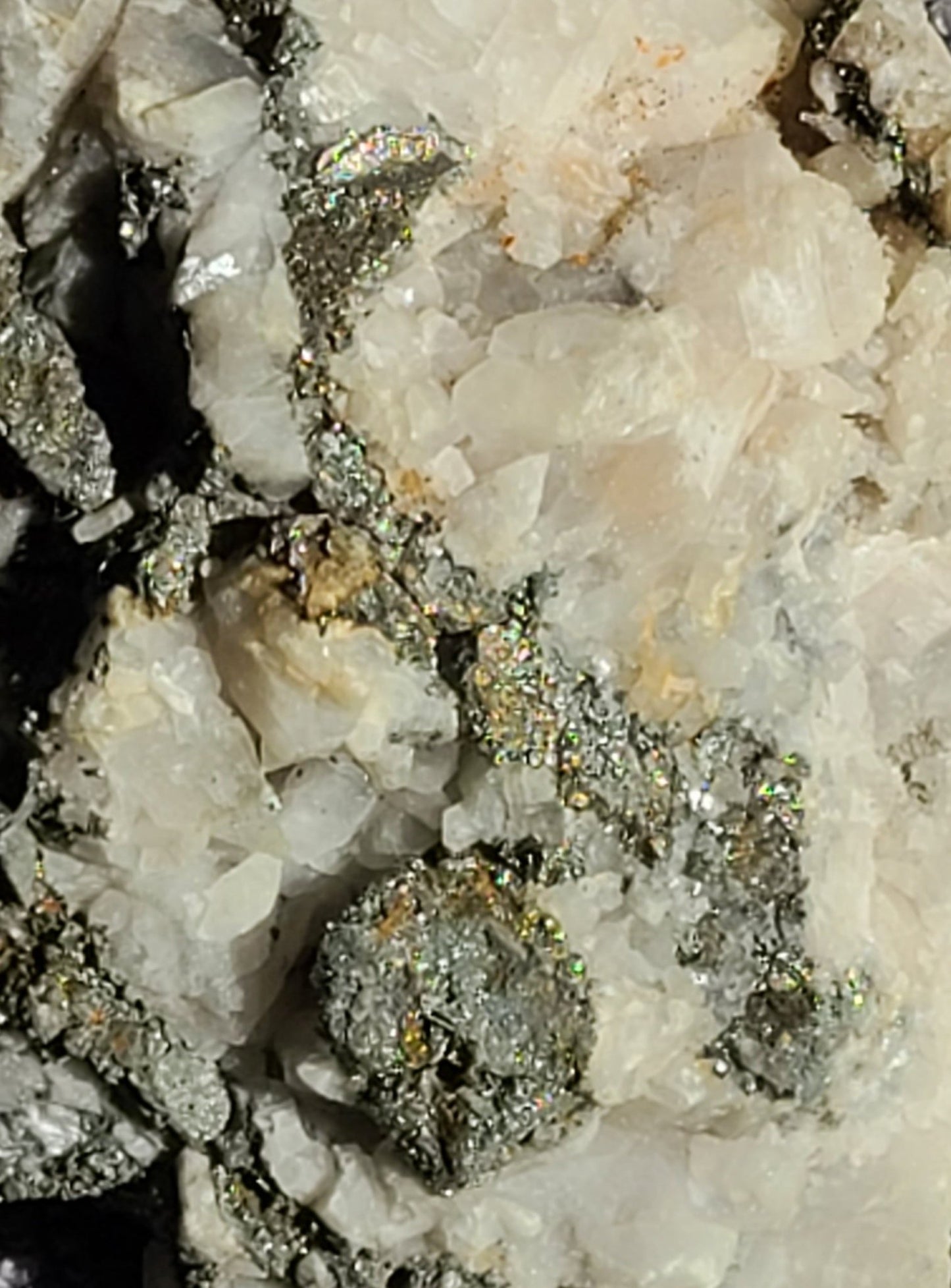 Calcite with Chalcopyrite & Magnitite (and indents) - Earth's Emporium