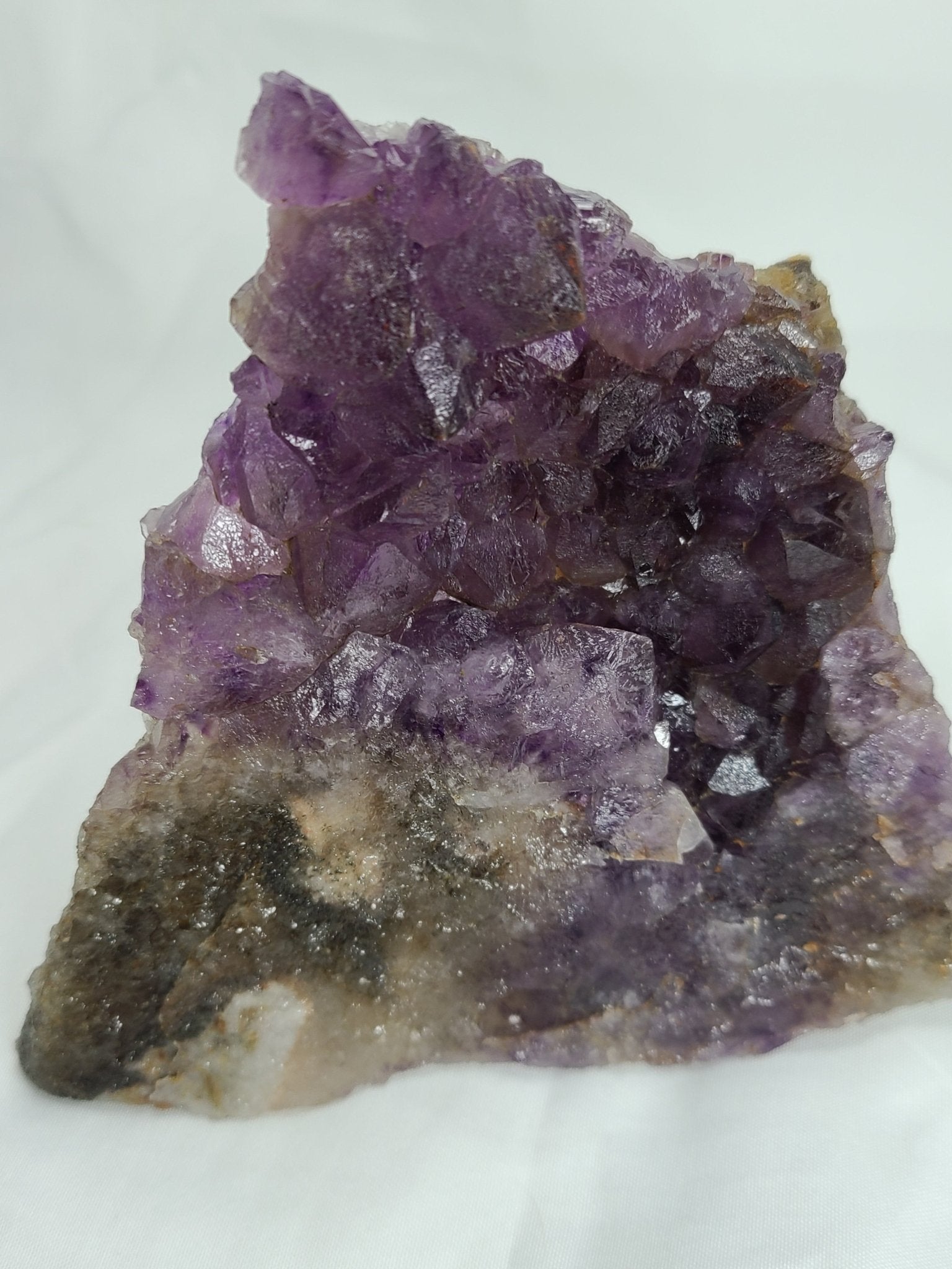 Deep Purple Amethyst with Agate - Earth's Emporium