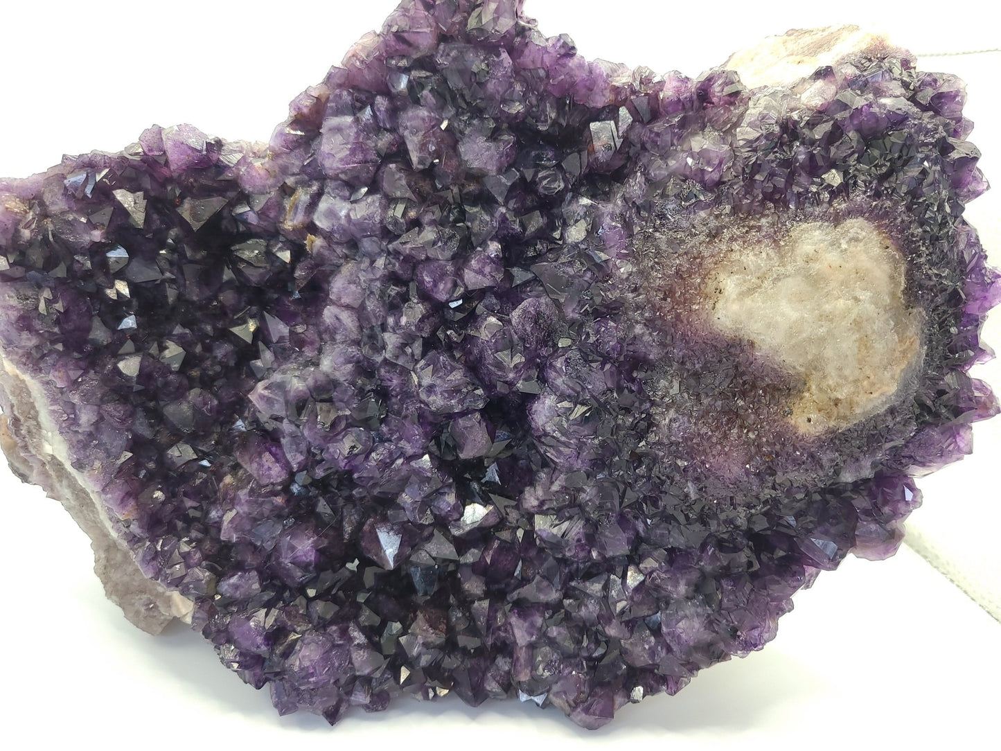 Double sided Blue Point & Red Chevron Elite Thunder Bay Amethyst - Earth's Emporium