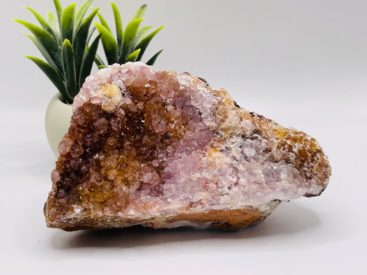 Thunder Bay Pink Amethyst with Citrine