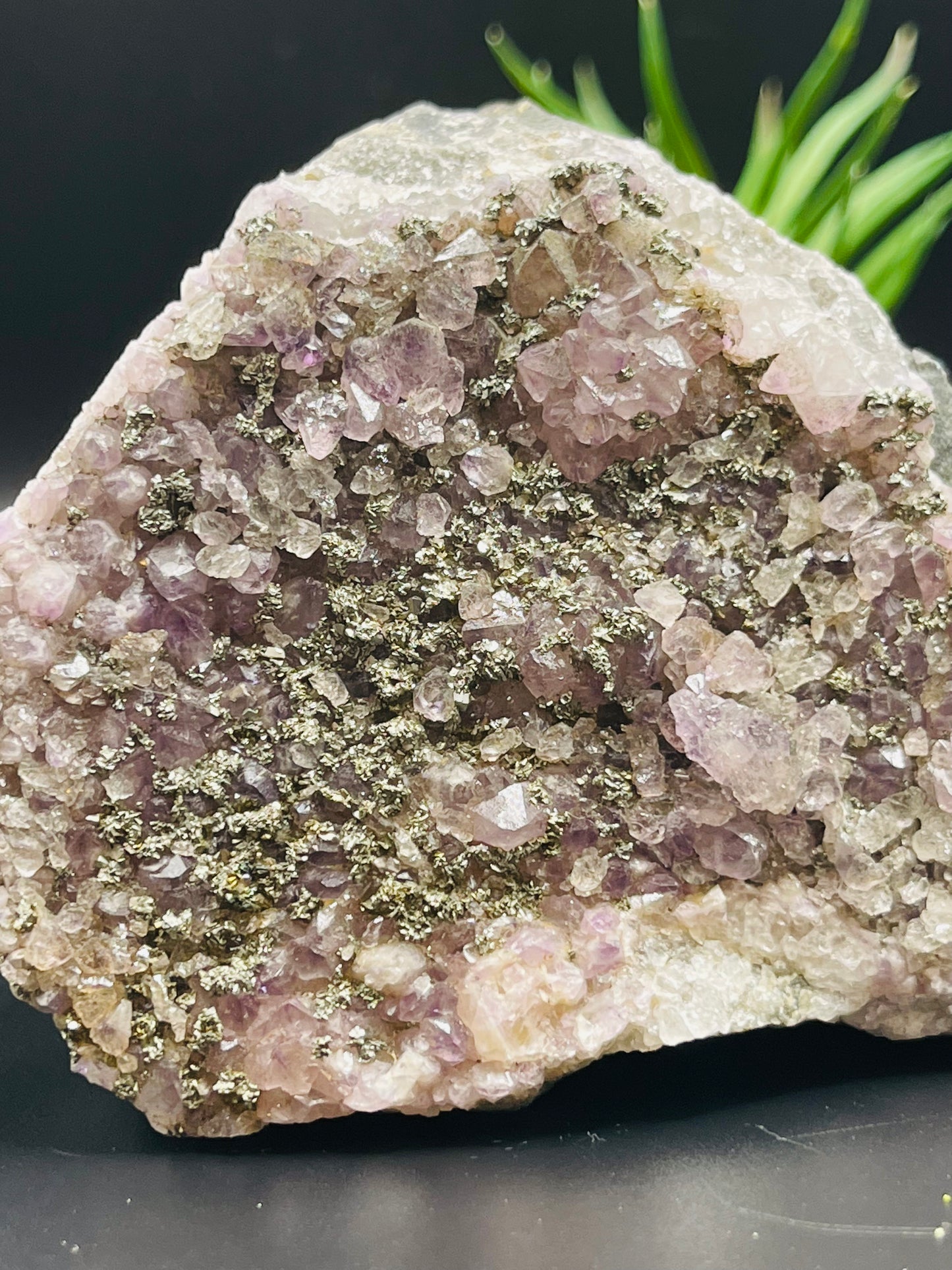 Thunder Bay Amethyst (Auralite 23) with pyrite