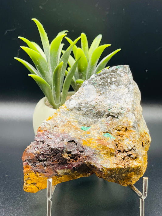 Malachite in Ocean Opal