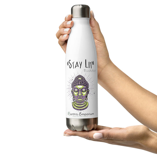 Stay Lit Stainless Steel Water Bottle - Earth's Emporium